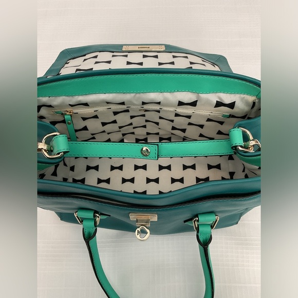 Kate Spade Aqua and Navy Shoulder Bag - Picture 9 of 11